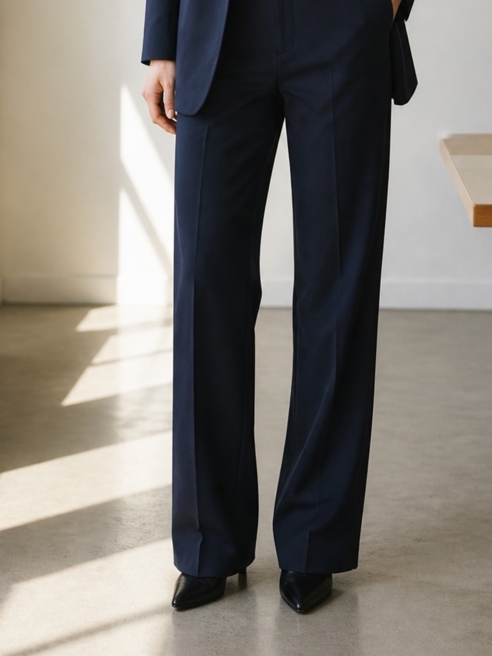 Banana Republic Navy Blue Logan Pants